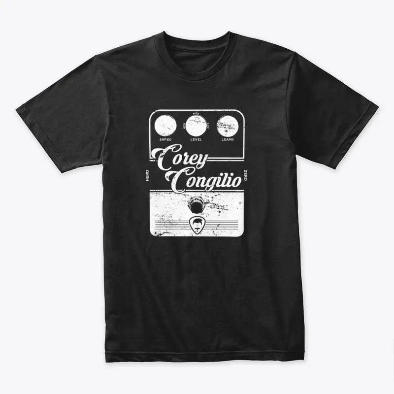 Corey  Guitar Pedal Tee - Super Soft